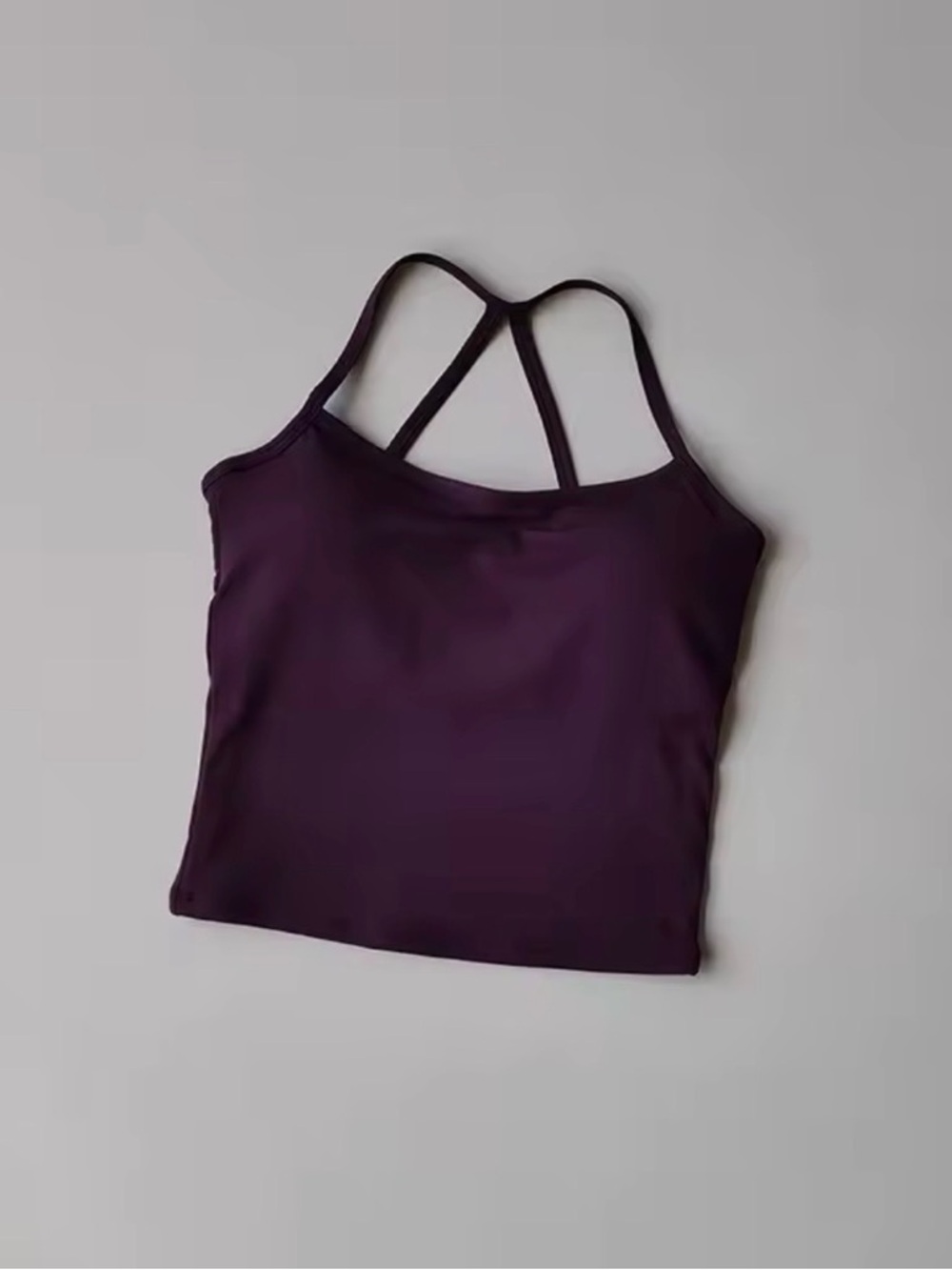 🌿 Plum Yoga Tank Top